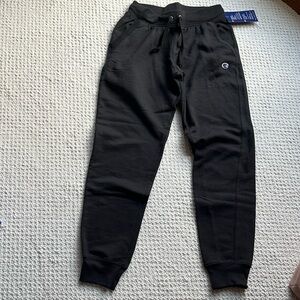 Champion  power blend joggers  Black Sweatpants  elastic drawstring waist Size S